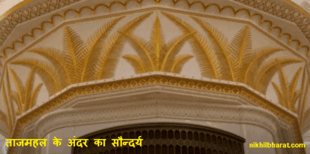 INFORMATION ABOUT TAJ MAHAL IN HINDI - ताजमहल का अद्भुत सौन्दर्य