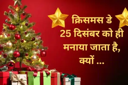 About Christmas day in Hindi