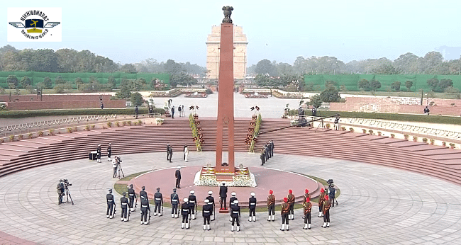 राष्ट्रीय युद्ध स्मारक दिल्ली - नेशनल वॉर मेमोरियल दिल्ली - National War Memorial Delhi in Hindi