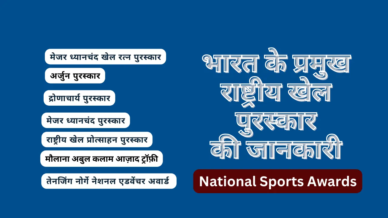 भारत के प्रमुख खेल पुरस्कार (National Sports Awards of India in Hindi)